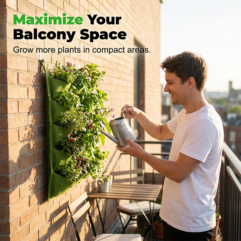 📢📢Buy 3 Get 1 Free⏰Space Saving Vertical Planter Bags🪜🌱