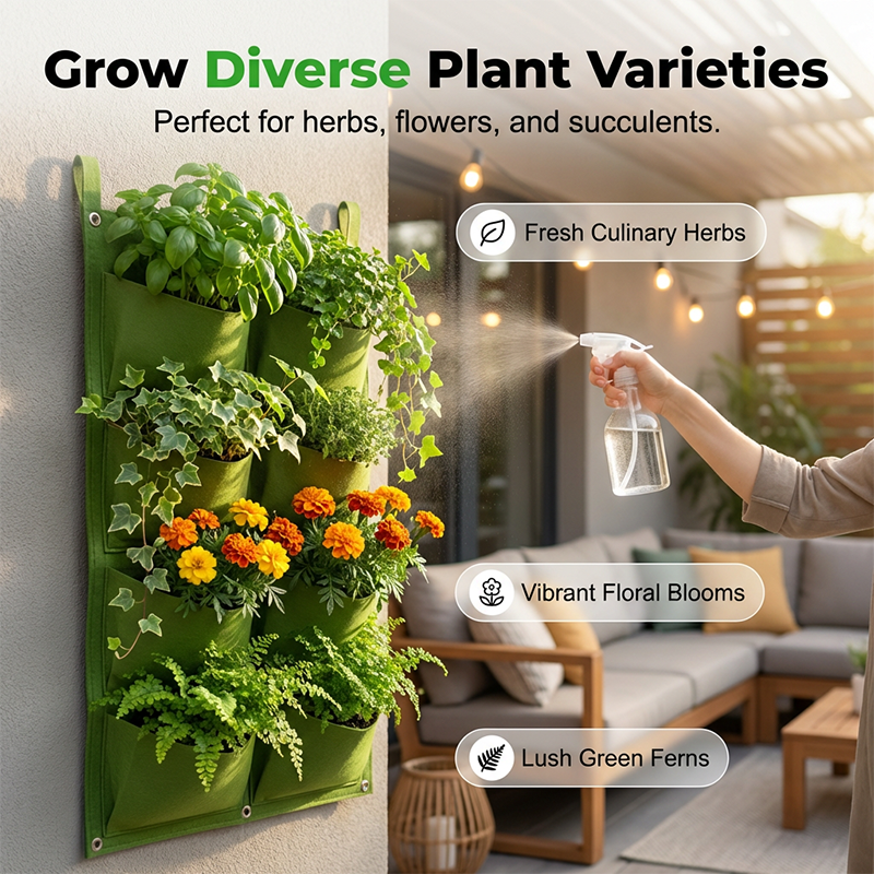 📢📢Buy 3 Get 1 Free⏰Space Saving Vertical Planter Bags🪜🌱