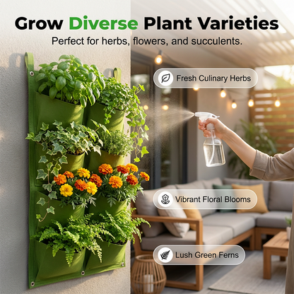 📢📢Buy 3 Get 1 Free⏰Space Saving Vertical Planter Bags🪜🌱