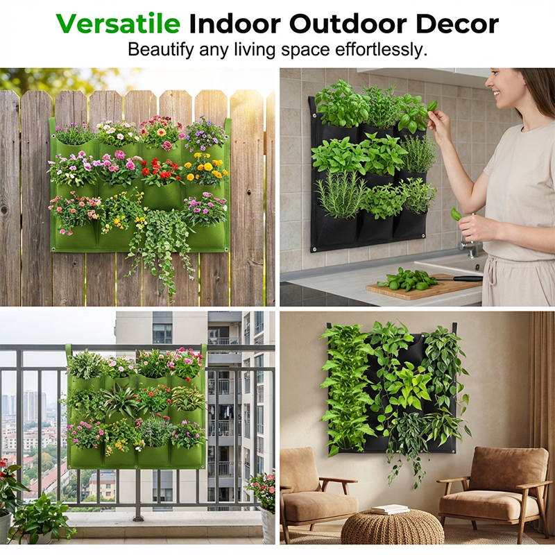📢📢Buy 3 Get 1 Free⏰Space Saving Vertical Planter Bags🪜🌱