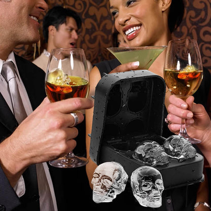 📢📢30% OFF !! ⏰DIY Silicone Skull Ice Cube Tray🥃🧊