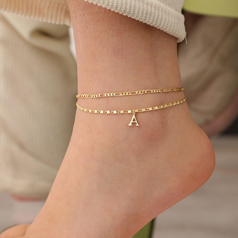 📢📢30% OFF !! ⏰Layered Gold Ankle Bracelet for Women
