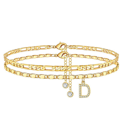 📢📢30% OFF !! ⏰Layered Gold Ankle Bracelet for Women