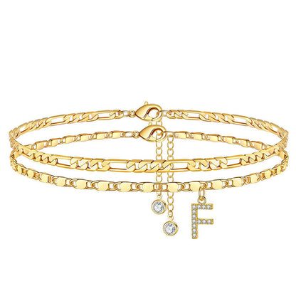 📢📢30% OFF !! ⏰Layered Gold Ankle Bracelet for Women