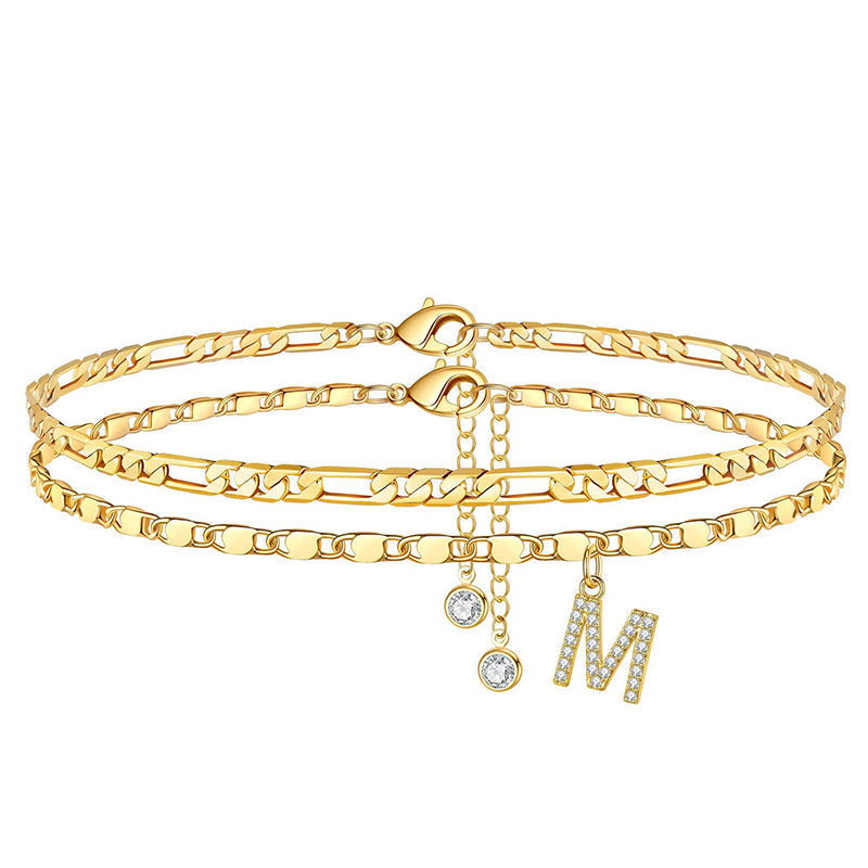 📢📢30% OFF !! ⏰Layered Gold Ankle Bracelet for Women
