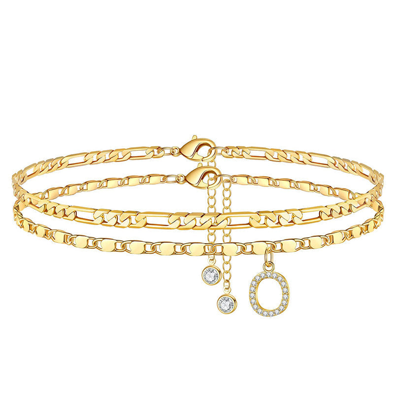 📢📢30% OFF !! ⏰Layered Gold Ankle Bracelet for Women