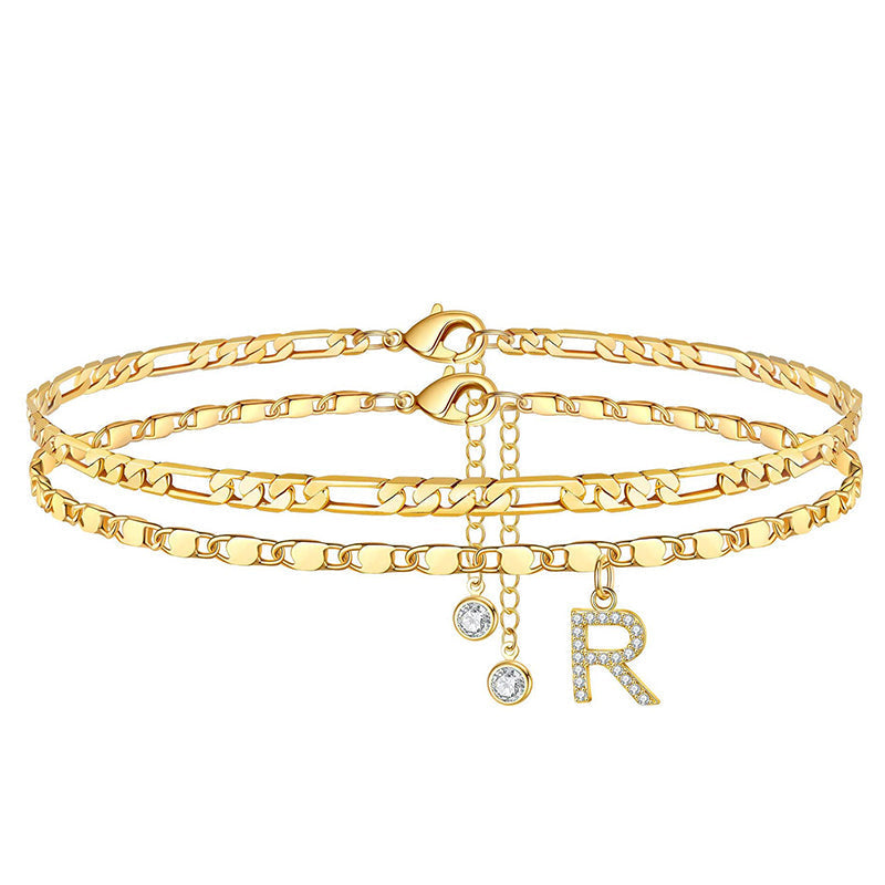 📢📢30% OFF !! ⏰Layered Gold Ankle Bracelet for Women