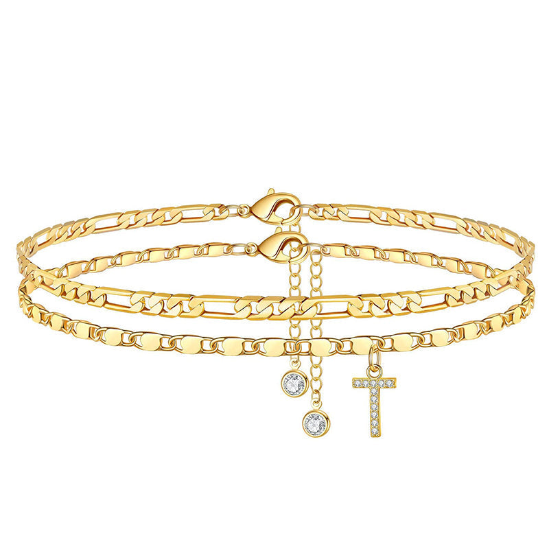 📢📢30% OFF !! ⏰Layered Gold Ankle Bracelet for Women