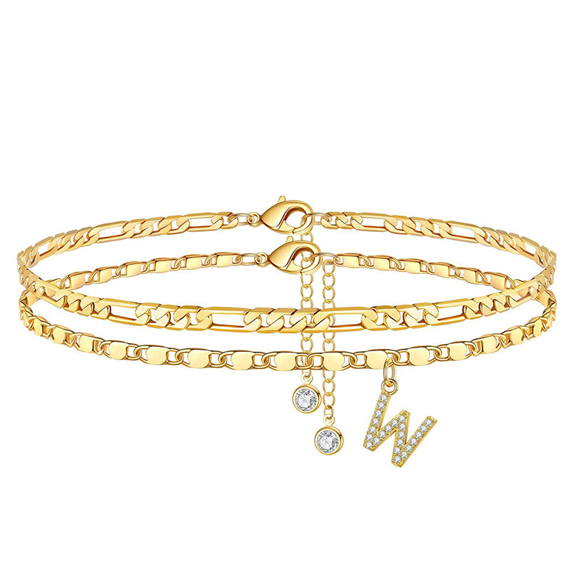 📢📢30% OFF !! ⏰Layered Gold Ankle Bracelet for Women