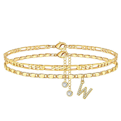 📢📢30% OFF !! ⏰Layered Gold Ankle Bracelet for Women