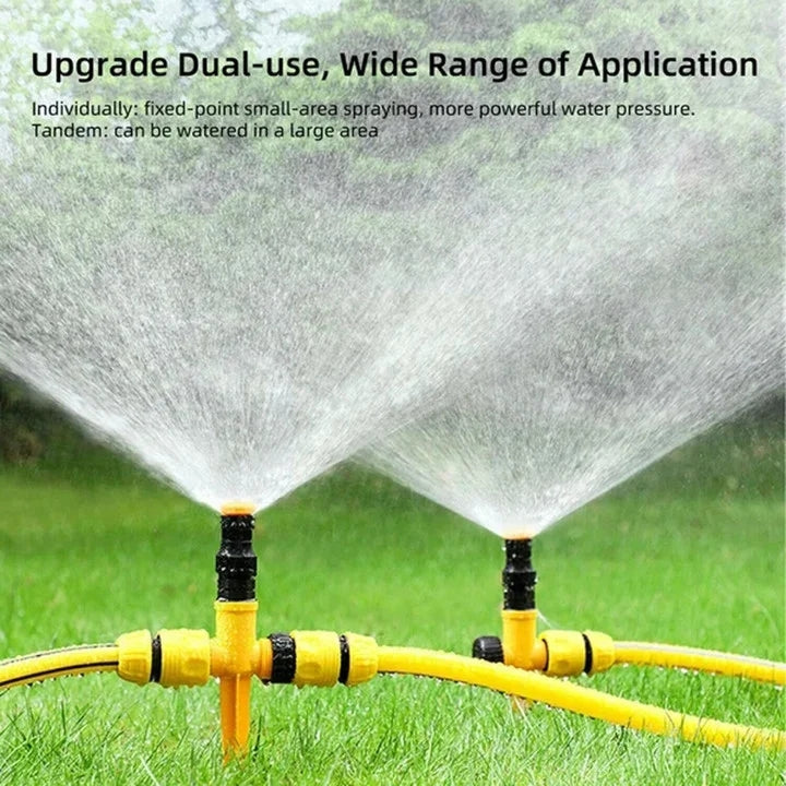 📢📢BUY 2 GET 1 FREE ⏰60° Automatic Rotating Lawn Sprinkler – Wide Coverage, Adjustable & Perfect for Garden & Yard Irrigation 🌸