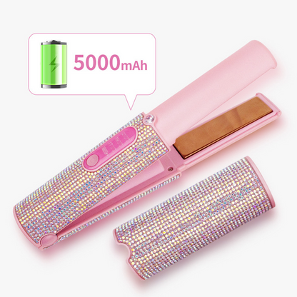 📢📢20% OFF !! ⏰Portable Wireless 2-in-1 Hair Straightener & Curler