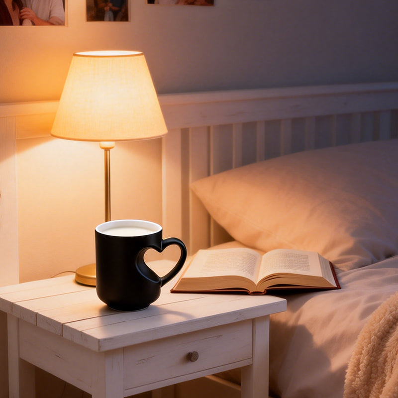 📢📢40% OFF !! ⏰Color Changing Heart Handle Ceramic Mug for Valentine's Day
