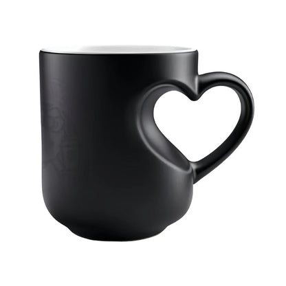 📢📢40% OFF !! ⏰Color Changing Heart Handle Ceramic Mug for Valentine's Day