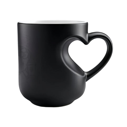📢📢40% OFF !! ⏰Color Changing Heart Handle Ceramic Mug for Valentine's Day