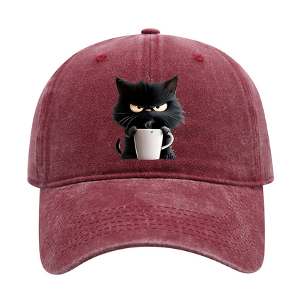 📢📢40% OFF !! ⏰Cute Black Cat Vintage Baseball Cap