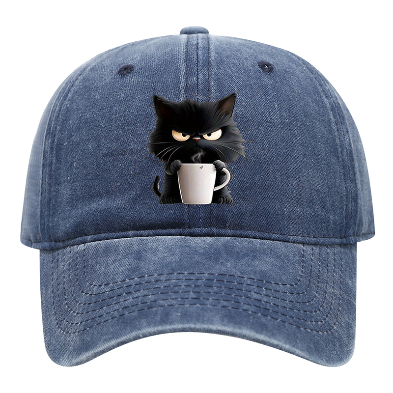 📢📢40% OFF !! ⏰Cute Black Cat Vintage Baseball Cap