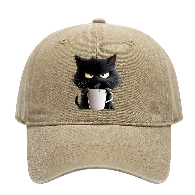 📢📢40% OFF !! ⏰Cute Black Cat Vintage Baseball Cap