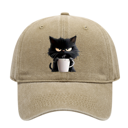 📢📢40% OFF !! ⏰Cute Black Cat Vintage Baseball Cap