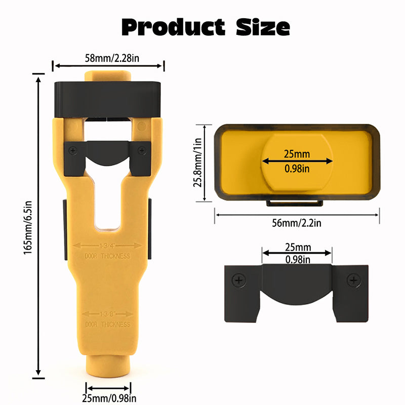 📢📢30% OFF !! ⏰Door Latch Mortise Tool for 1-3/4in & 1-3/8in