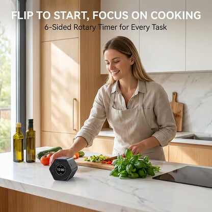 6-Sided Flip Timer for Productivity & Focus