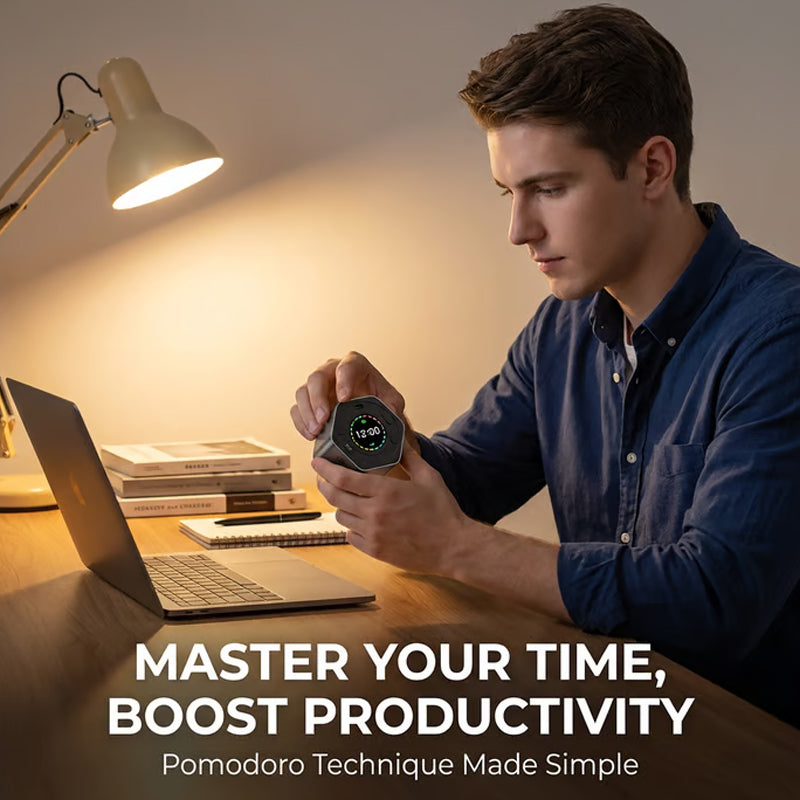 6-Sided Flip Timer for Productivity & Focus
