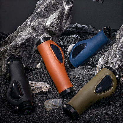 📢📢30% OFF !! ⏰ Ergonomic Bicycle Handlebar Grips with Palm Rest – Winged Design, Dual Lock-On & Shock-Absorbing TPR ✨