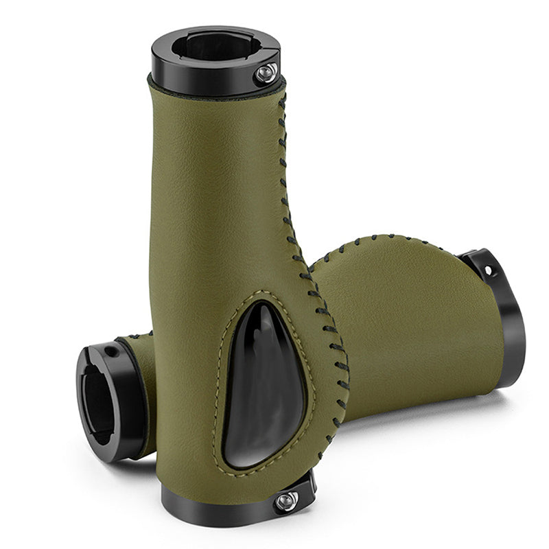 📢📢30% OFF !! ⏰ Ergonomic Bicycle Handlebar Grips with Palm Rest – Winged Design, Dual Lock-On & Shock-Absorbing TPR ✨