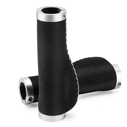 📢📢30% OFF !! ⏰ Ergonomic Bicycle Handlebar Grips with Palm Rest – Winged Design, Dual Lock-On & Shock-Absorbing TPR ✨