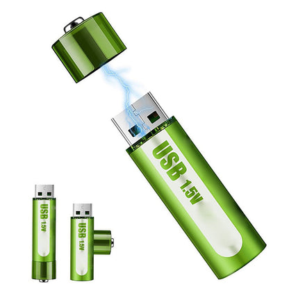 📢📢BUY 5 GET 5 FREE⏰[Practical Gift] USB Rechargeable Constant Voltage Large Capacity Lithium Battery