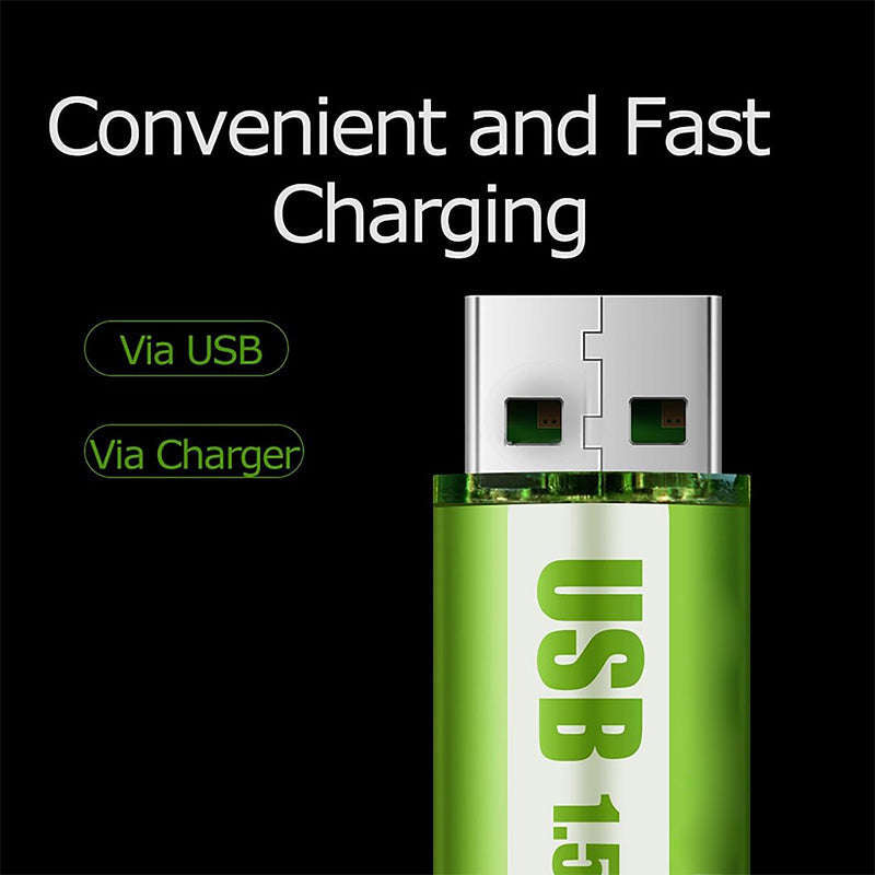 📢📢BUY 5 GET 5 FREE⏰[Practical Gift] USB Rechargeable Constant Voltage Large Capacity Lithium Battery