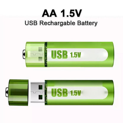 📢📢BUY 5 GET 5 FREE⏰[Practical Gift] USB Rechargeable Constant Voltage Large Capacity Lithium Battery