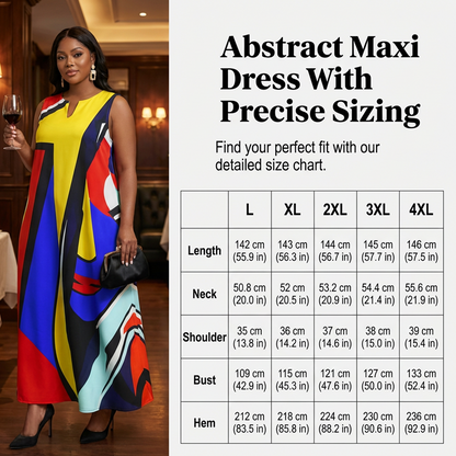 📢📢35% OFF !! ⏰Artistic Print Loose Fit Summer Maxi Dress— Free Shipping For Two Pieces