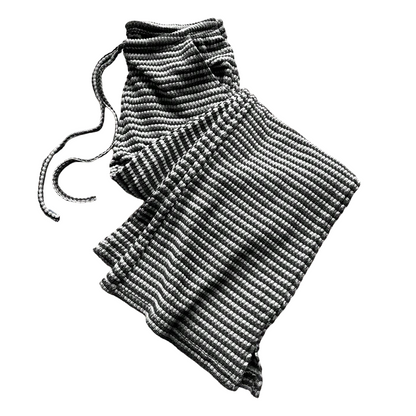 👖 LIMITED-TIME 50% OFF! ✨ Women's Striped Wide-Leg Pants – High-Waist, Drawstring & Relaxed Fit for Casual Elegance 🍂