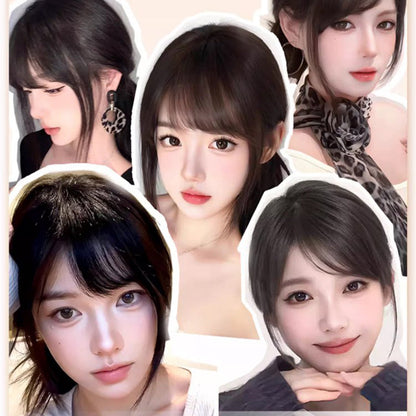 📢📢40% OFF !! ⏰Seamless Clip-on French Bangs Wig