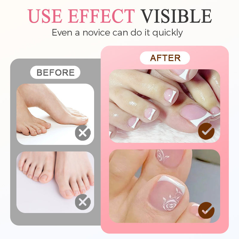 📢📢30% OFF !! ⏰Press On Toe Nails for Women