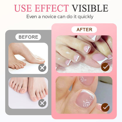 📢📢30% OFF !! ⏰Press On Toe Nails for Women