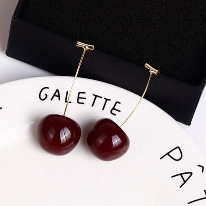 📢📢30% OFF !! ⏰Women's Stylish Cute Acrylic Cherry Earrings