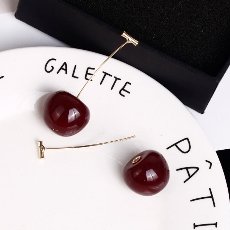 📢📢30% OFF !! ⏰Women's Stylish Cute Acrylic Cherry Earrings