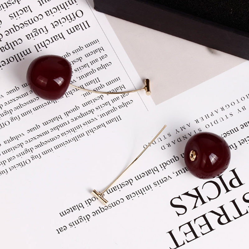 📢📢30% OFF !! ⏰Women's Stylish Cute Acrylic Cherry Earrings