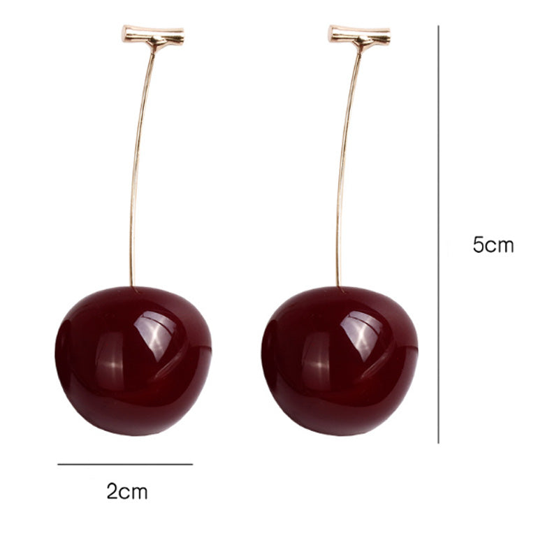 📢📢30% OFF !! ⏰Women's Stylish Cute Acrylic Cherry Earrings