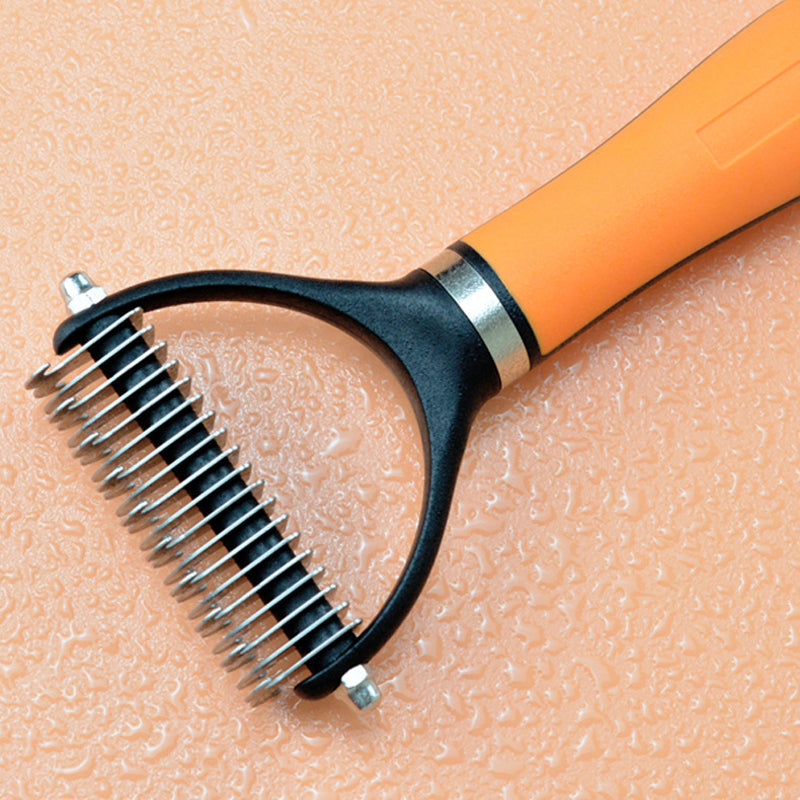 📢📢30% OFF !! ⏰Double-Sided Deshedding Pet Grooming Brush