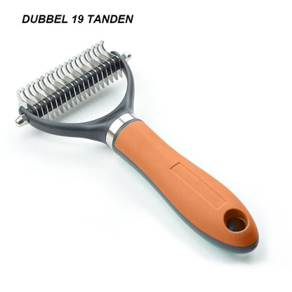 📢📢30% OFF !! ⏰Double-Sided Deshedding Pet Grooming Brush