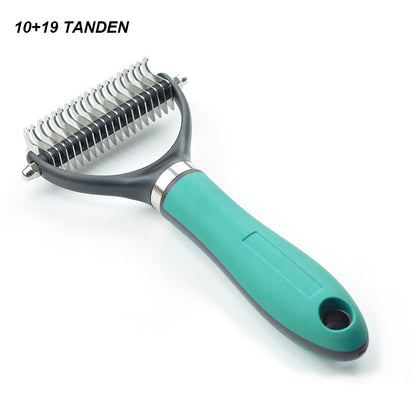 📢📢30% OFF !! ⏰Double-Sided Deshedding Pet Grooming Brush
