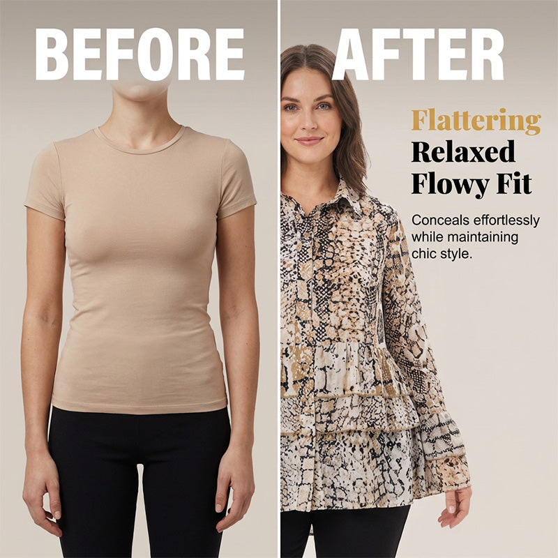 Women's Casual Flowy Ruffled Top