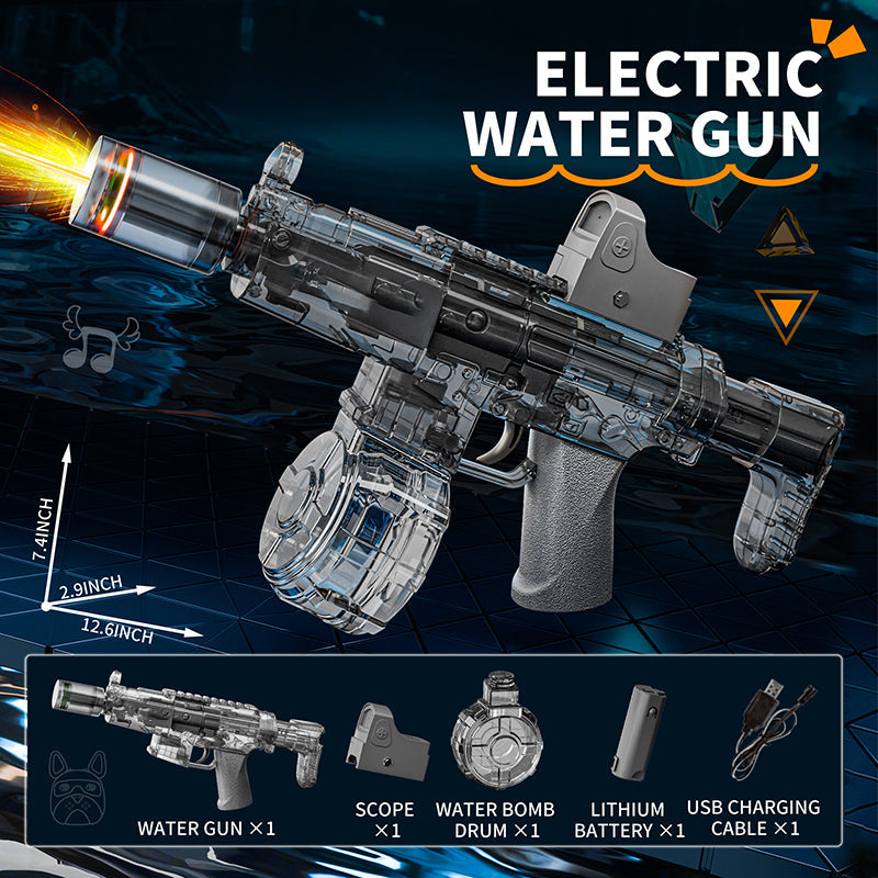 📢📢40% OFF !! ⏰Automatic Electric Water Gun with Drum Magazine