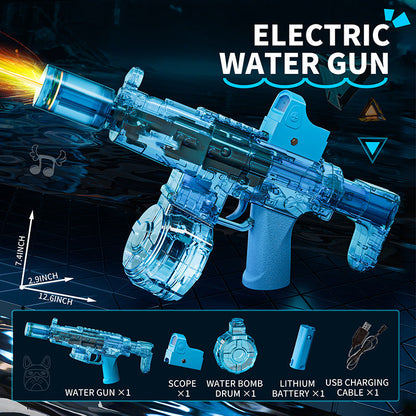📢📢40% OFF !! ⏰Automatic Electric Water Gun with Drum Magazine