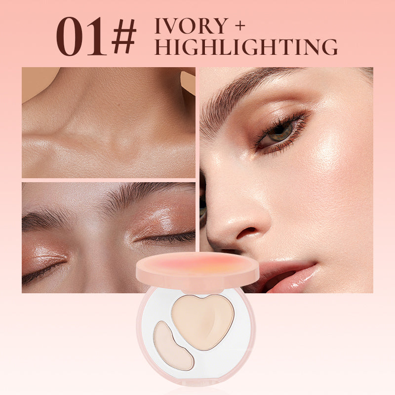 📢📢40% OFF !! ⏰Long-Lasting Dual-Color Face Powder