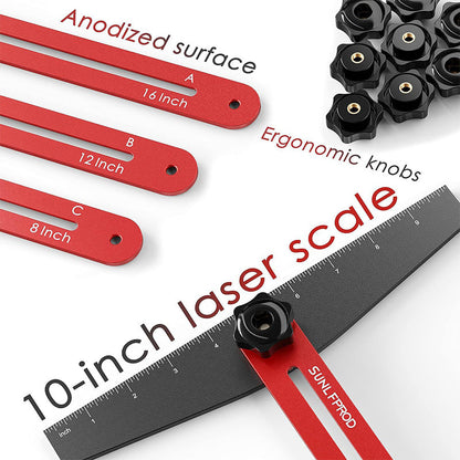 📢📢40% OFF !! ⏰Upgraded Multifunctional Stair Measuring Ruler