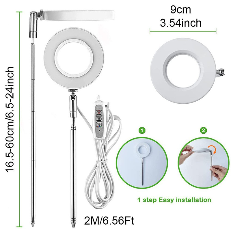 📢📢30% OFF !! ⏰LED Angel Ring Plant Grow Light